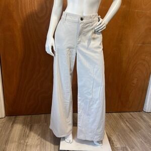 St. John's Bay Women's Mid Rise Wide Leg Moonbeam Pants Size 14